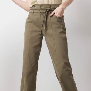 NWT White House Black Market Extra High-Rise Trouser Pant, Size 8, Olive Green